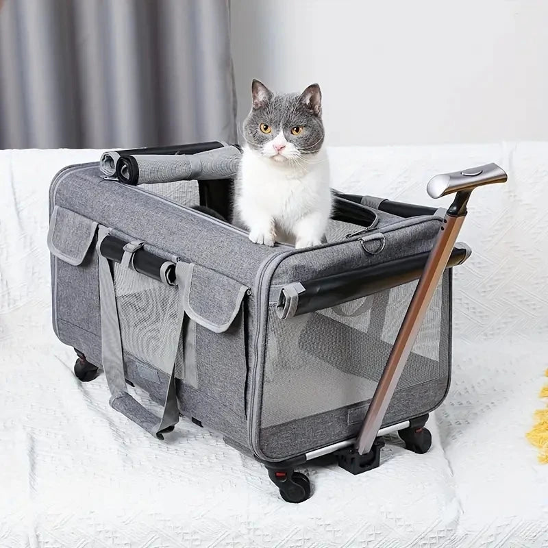 The Multi-Function Rolling Pet Travel Carrier