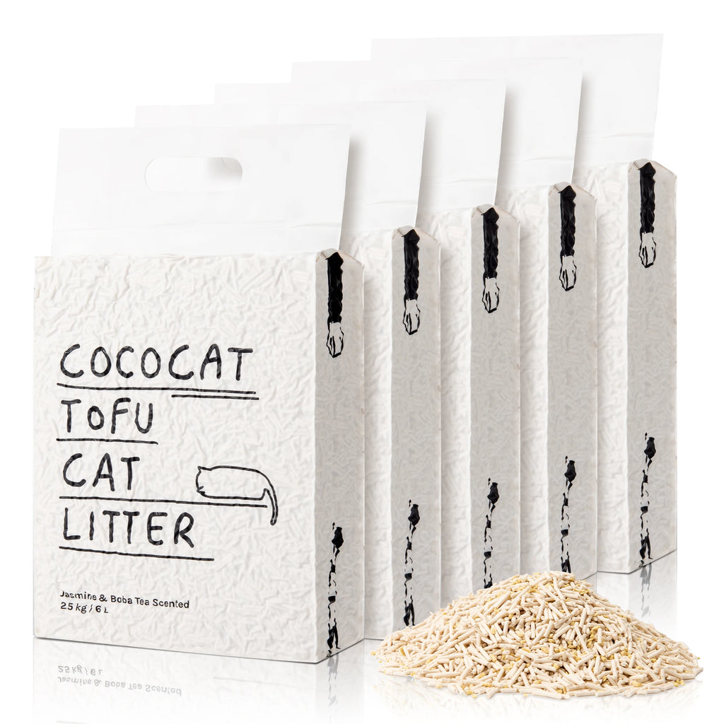 COCOCAT Premium Tofu Cat Litter: Rapid Clumping & Super Absorbent