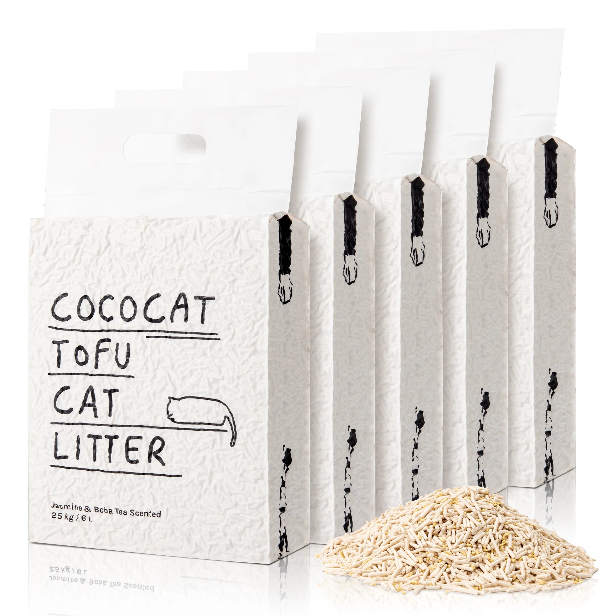 COCOCAT Premium Tofu Cat Litter: Rapid Clumping & Super Absorbent