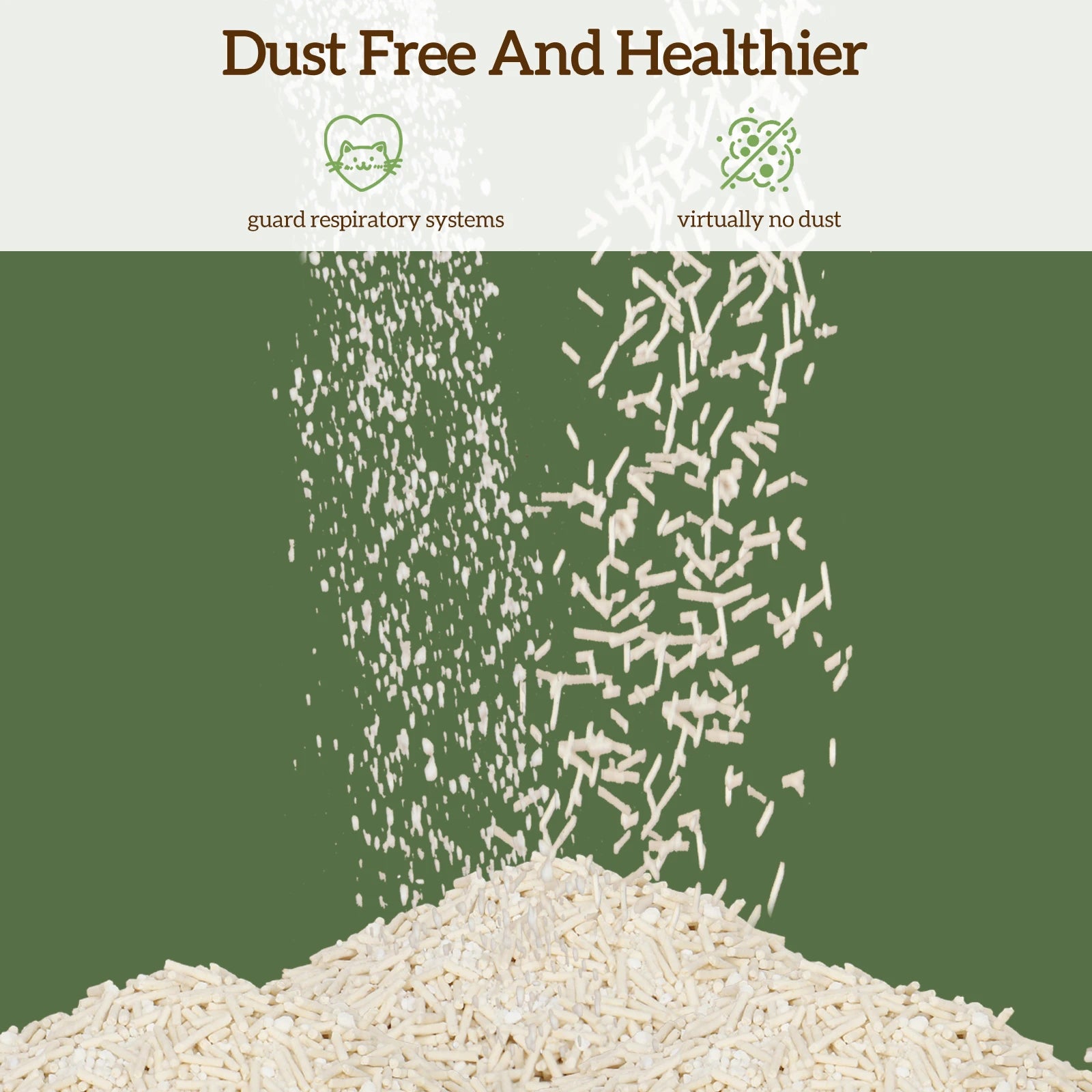 EZSKUUP NonStick Cat Litter (Tofu & Cassava) - 100% Unscented