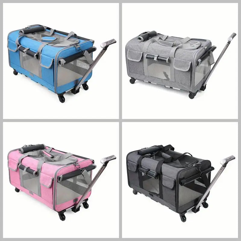 The Multi-Function Rolling Pet Travel Carrier