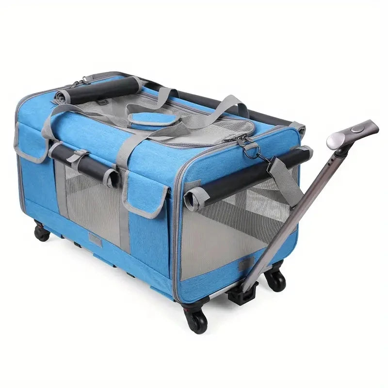 The Multi-Function Rolling Pet Travel Carrier