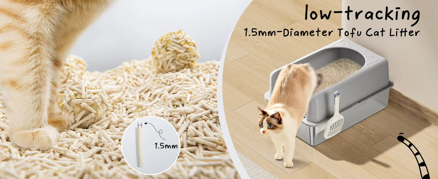 COCOCAT Premium Tofu Cat Litter: Rapid Clumping & Super Absorbent