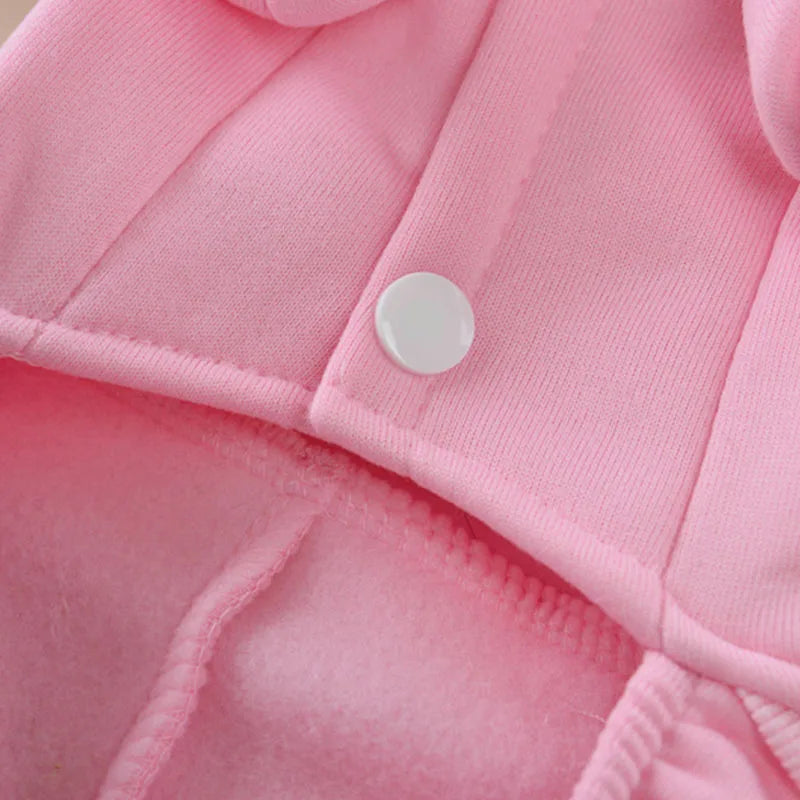 2-Piece Pet Sweat Suit (Sporty Style) - Comfort and Warmth