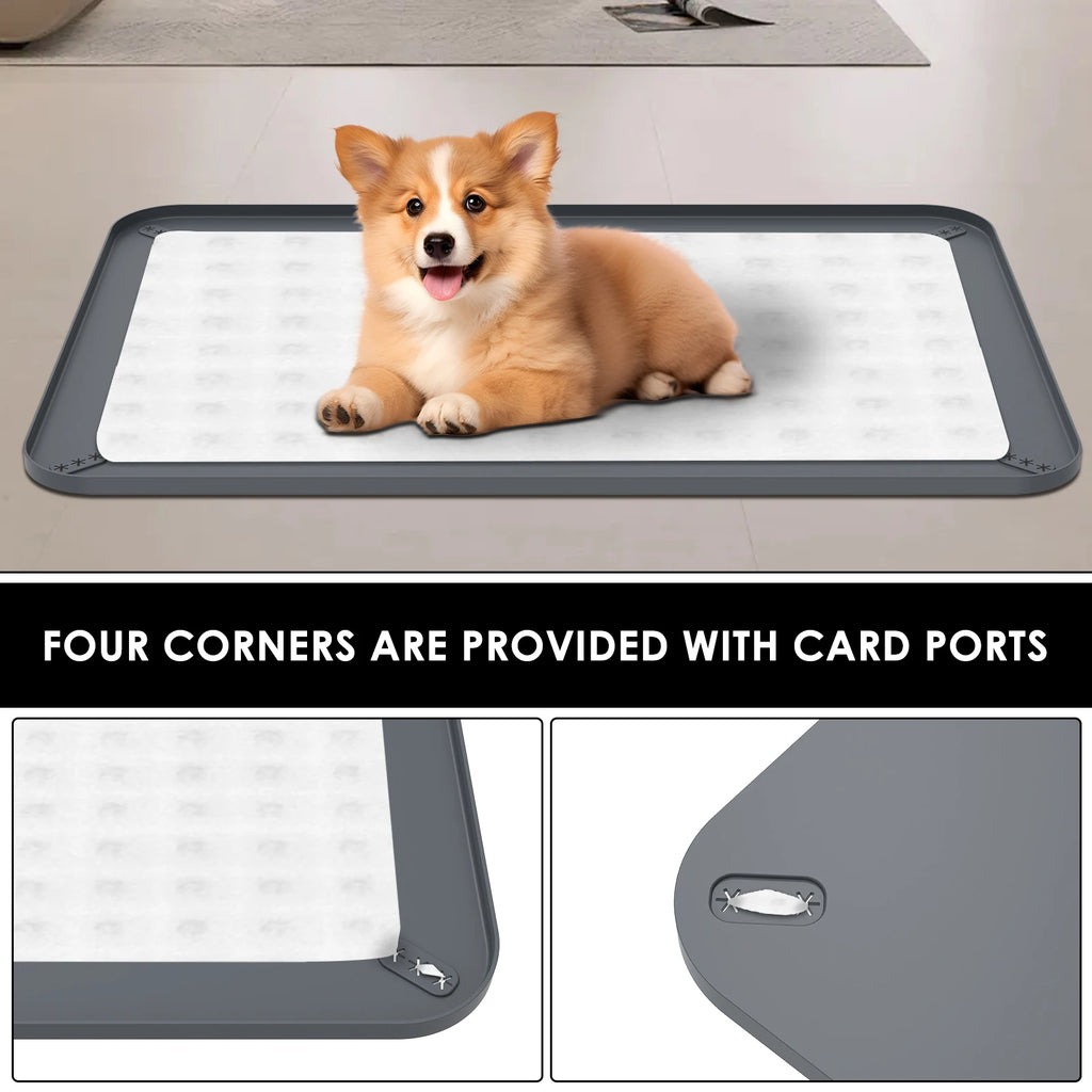 Silicone Waterproof & Leak-Proof Pet Pee Pad Holder