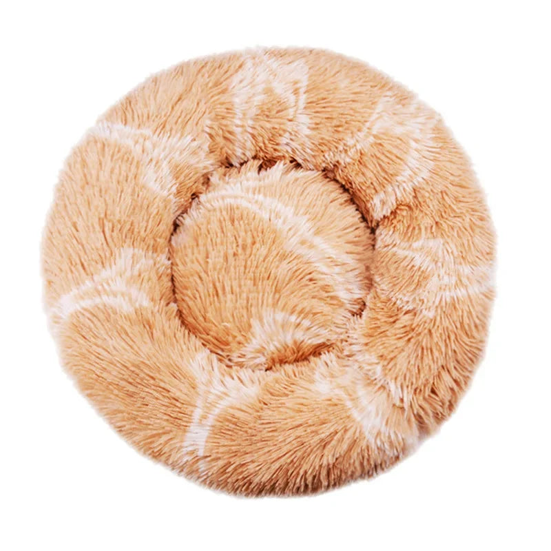 Fluffy Round Pet Bed (Machine Washable) - Maximum Comfort and Versatility