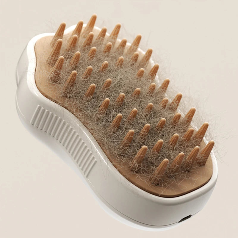 3-in-1 Spray Paw Massaging Grooming Brush