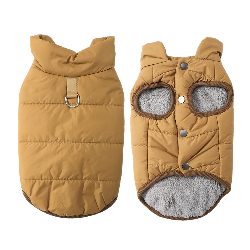 Reversible Puffer Jacket with Plush Lining - Dual-Sided Thermal Protection for Winter