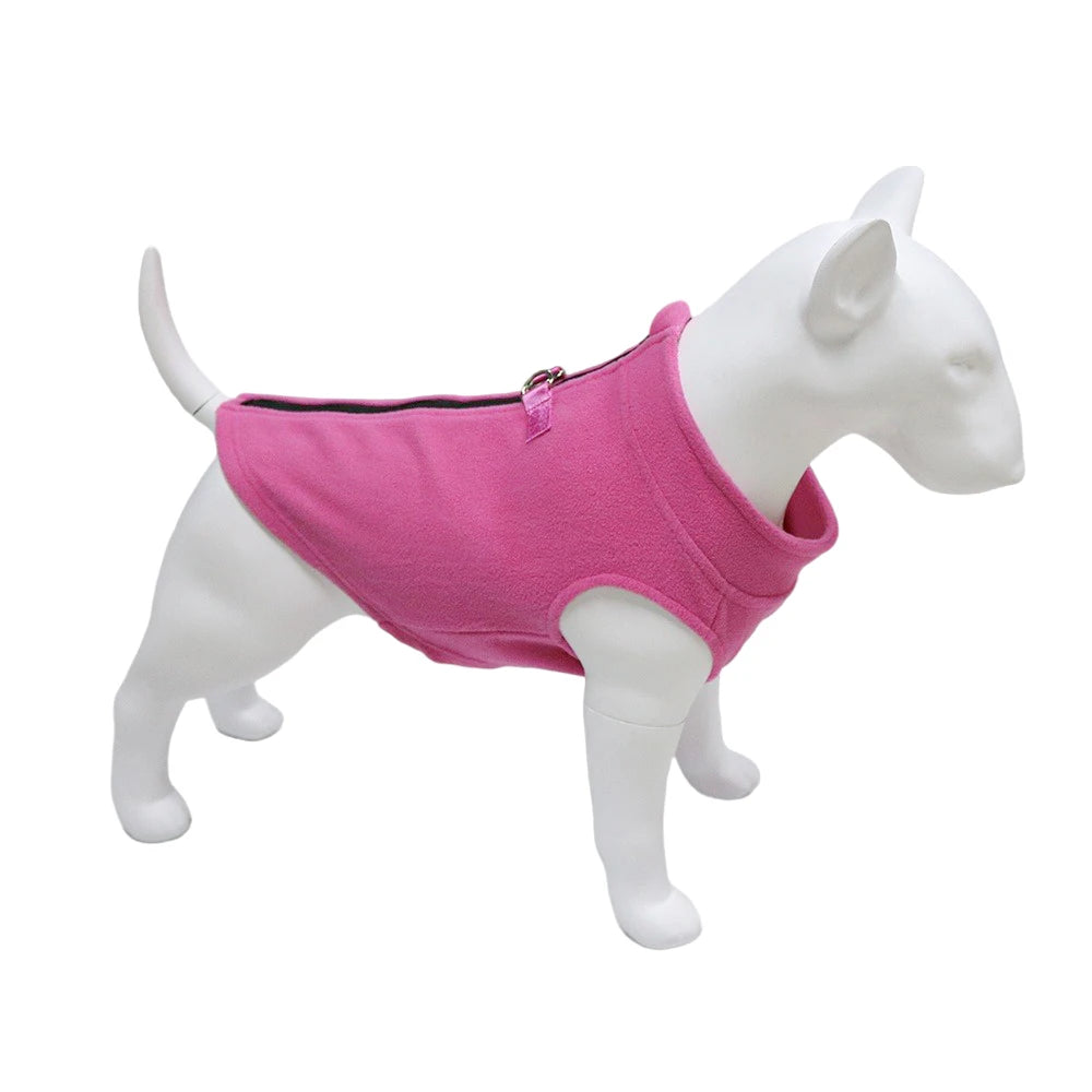 Super Soft Plush Pet Vest - Cozy Protection and High Collar