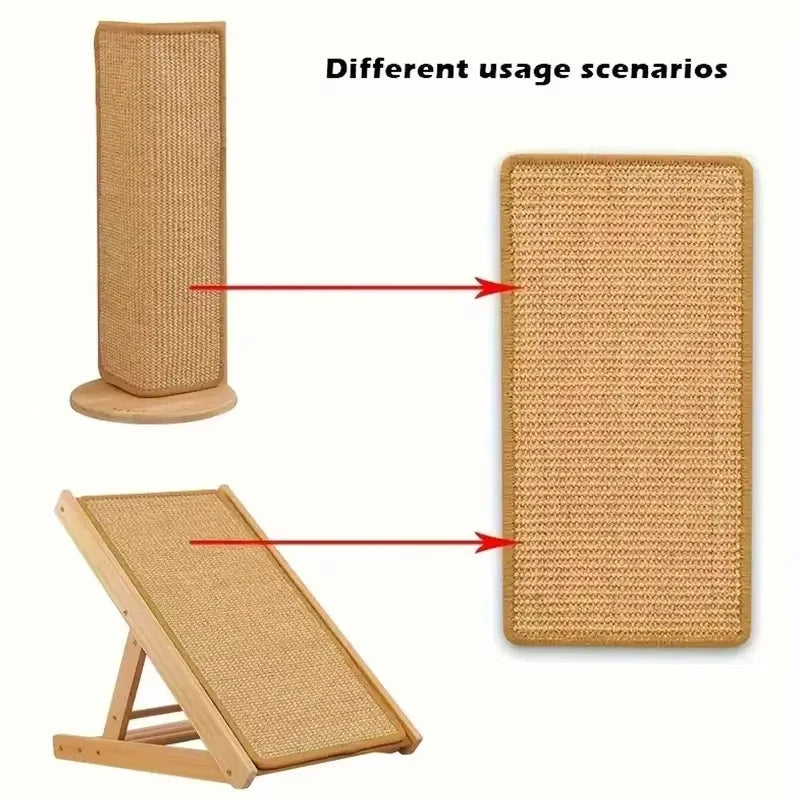 DIY Tailorable Sisal Scratching Mat for Furniture Protection