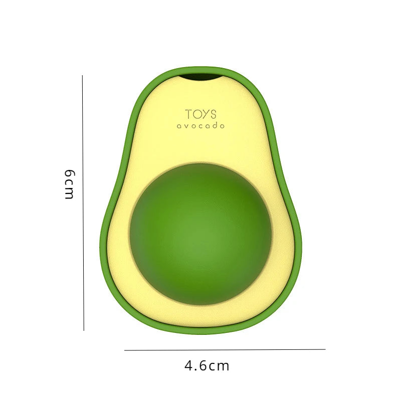 Avocado Shaped Catnip Toy - Fun and Compact Design for Cats