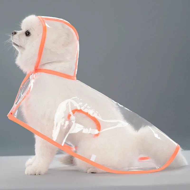 Waterproof Transparent Hooded Raincoat - Total Protection and Modern Style