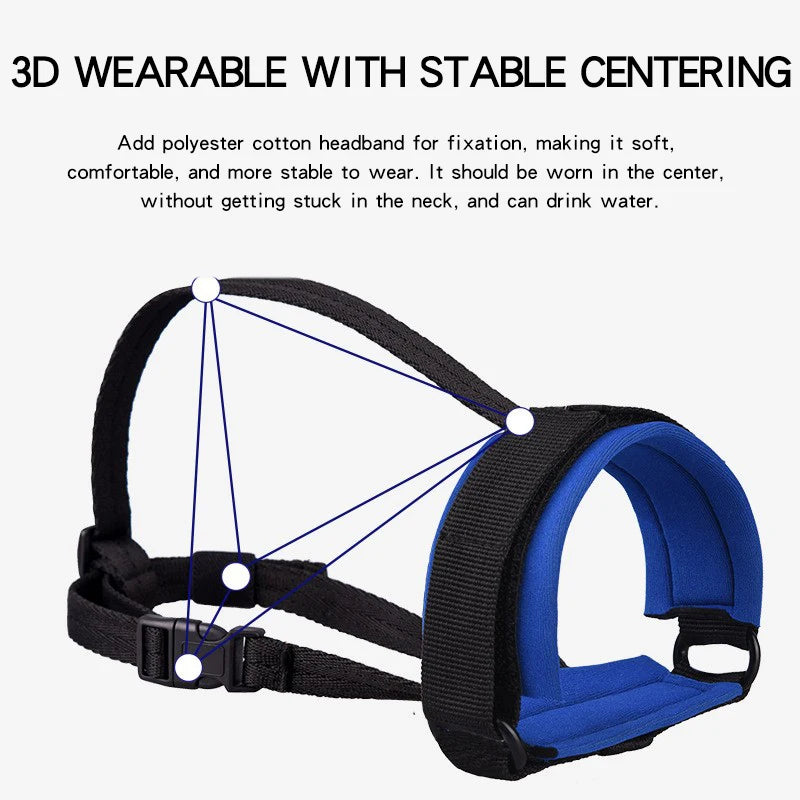 Adjustable Comfort Control Nylon Dog Muzzle