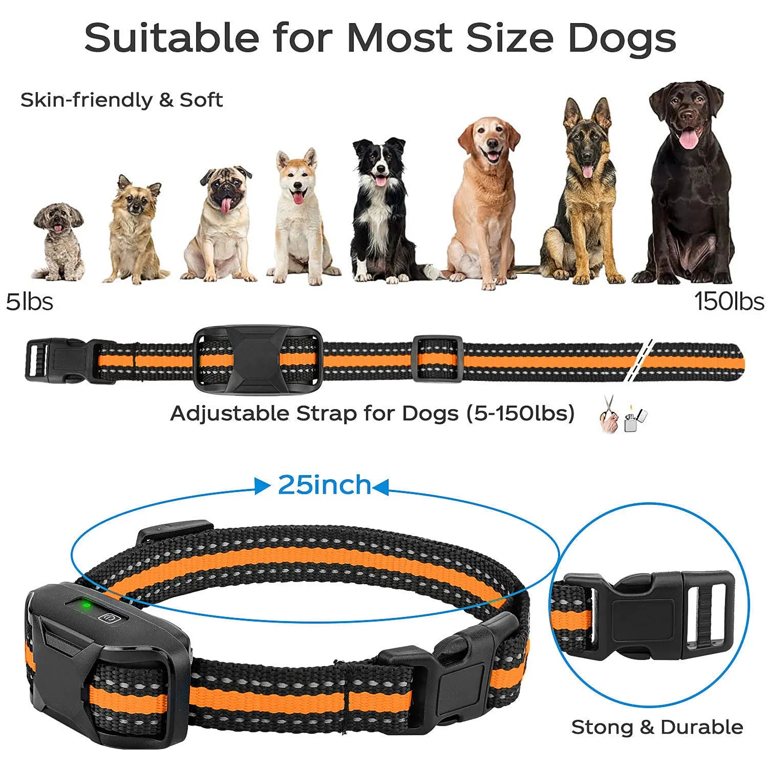 3-Mode Precision Remote Dog Training Collar