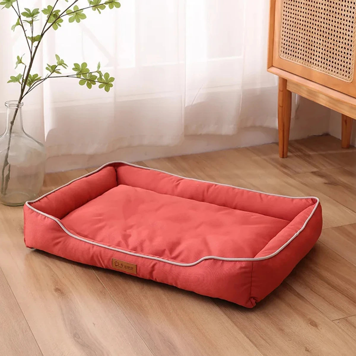Waterproof Rectangular Dog Bed - Orthopedic Support and Easy to Clean