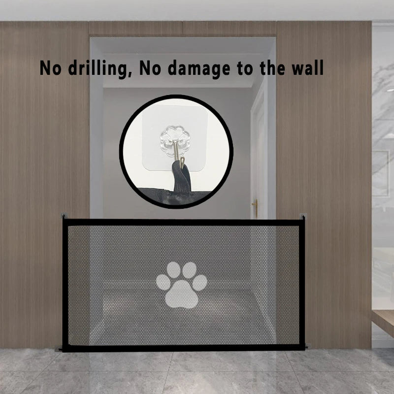 No-Drill Mesh Pet Safety Gate - Passageway Protection