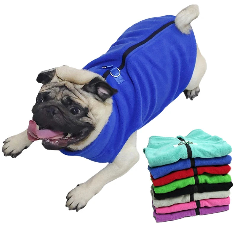 Super Soft Plush Pet Vest - Cozy Protection and High Collar