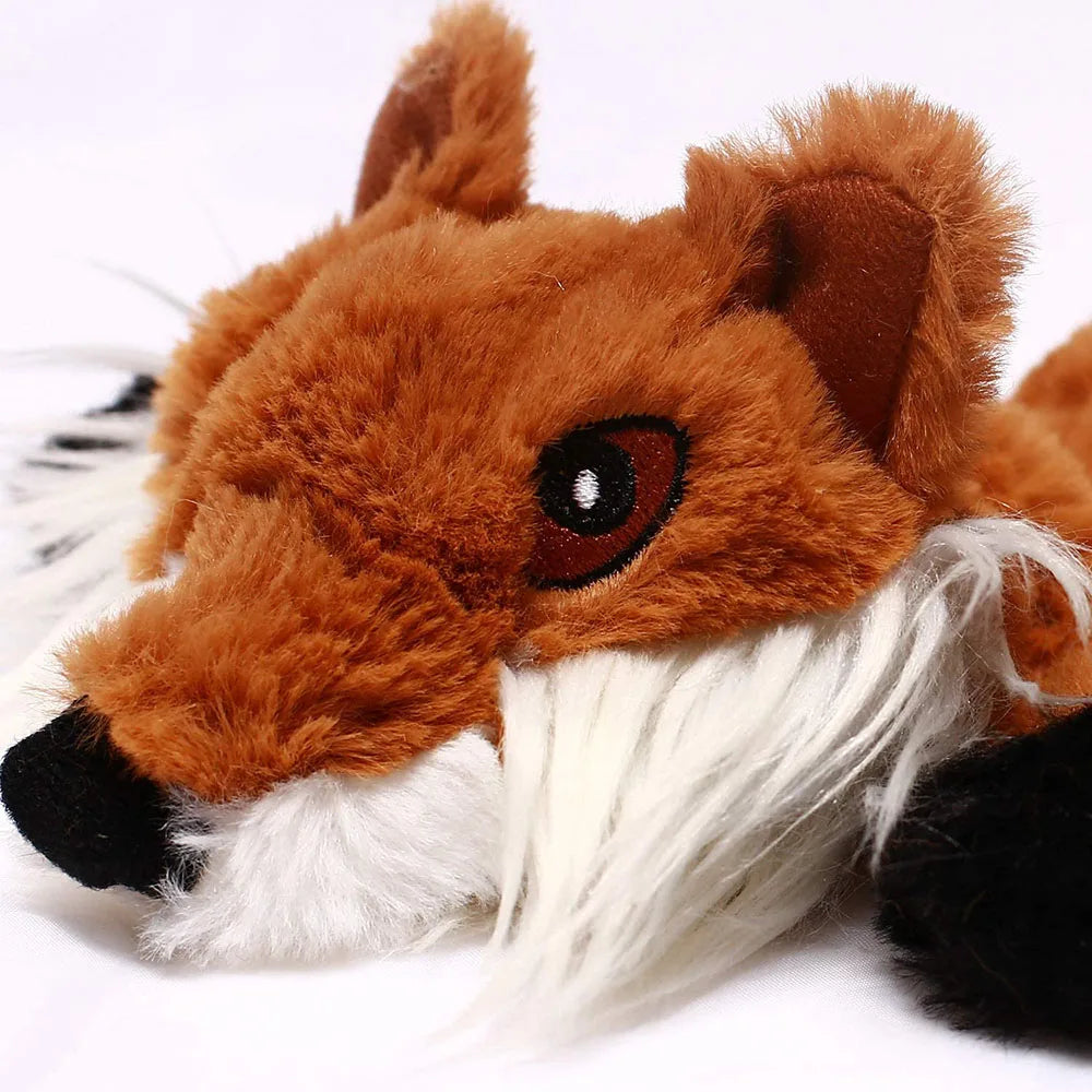 No Stuffing Wild Animal Plush Toys - Safe Hunting and Chewing Fun