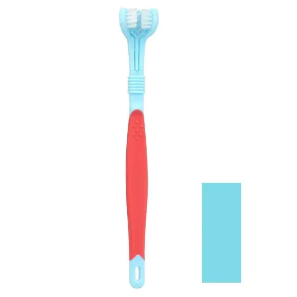 3-Head All-Round Pet Dental Toothbrush