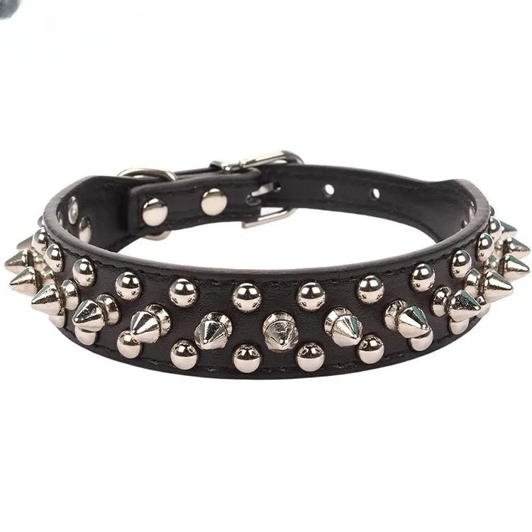 Punk Rock Spiked Adjustable Dog Collar