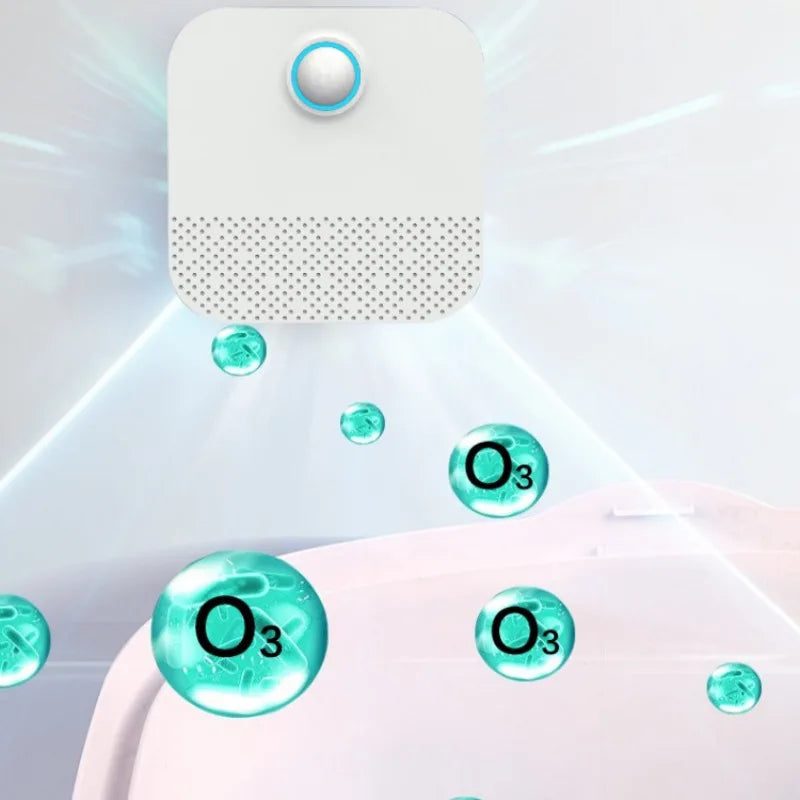 Smart Electronic Ozone (O₃) Deodorizer for Cat Litter Boxes