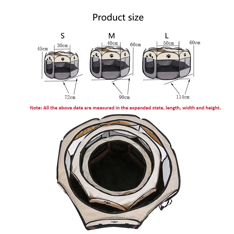 Multifunctional Foldable Pet Den & Delivery Room