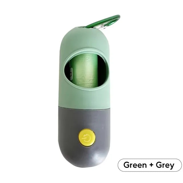 2-in-1 LED Flashlight Waste Bag Dispenser