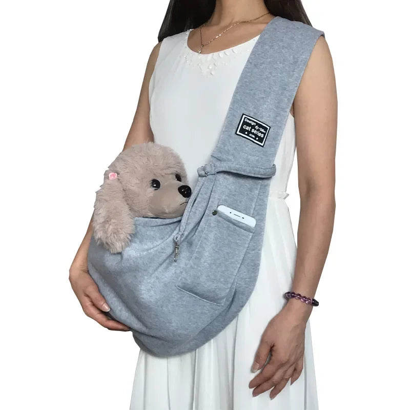 Cozy Canvas Hands-Free Pet Sling Carrier