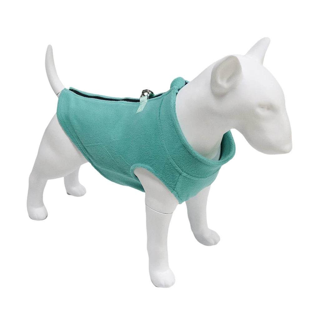 Super Soft Plush Pet Vest - Cozy Protection and High Collar