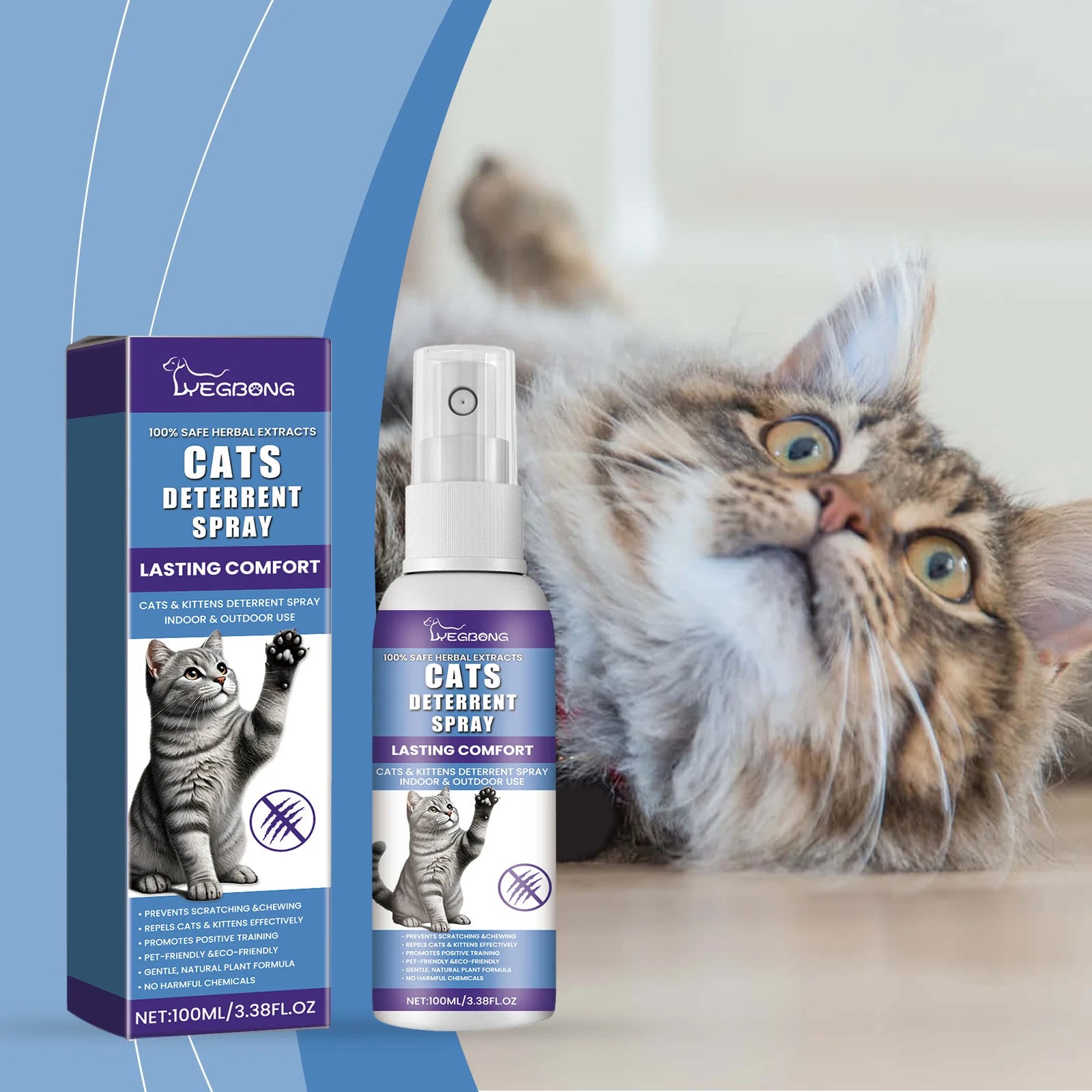 Herbal Anti-Scratch & Gnawing Deterrent Spray (100ml)