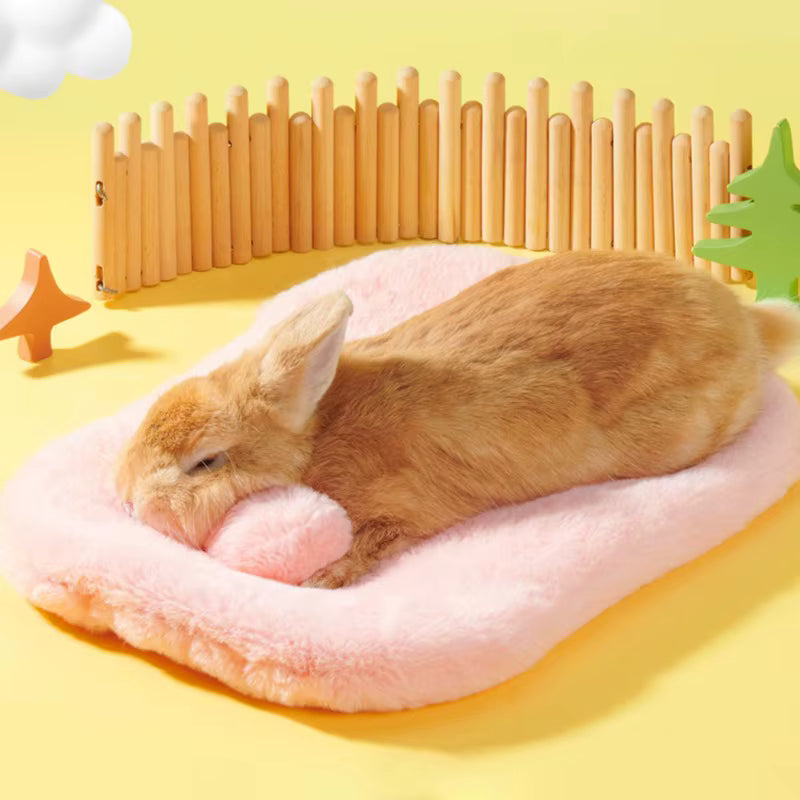 Bunny-Ear Plush Comfort Mat