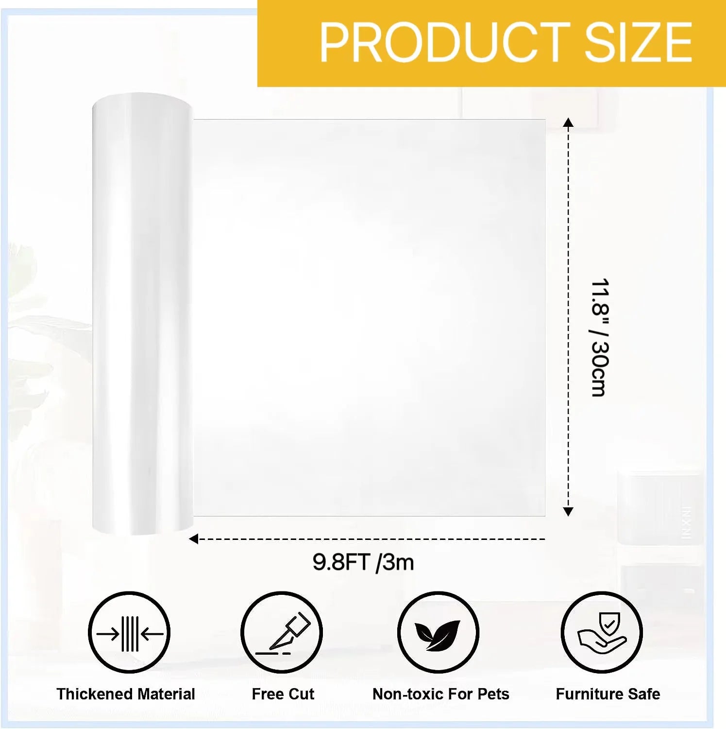 Clear Cat Scratch Deterrent Furniture Tape