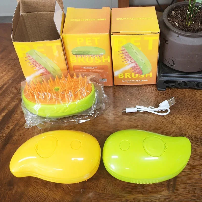 2-in-1 Pet Grooming & Massaging Essence Brush