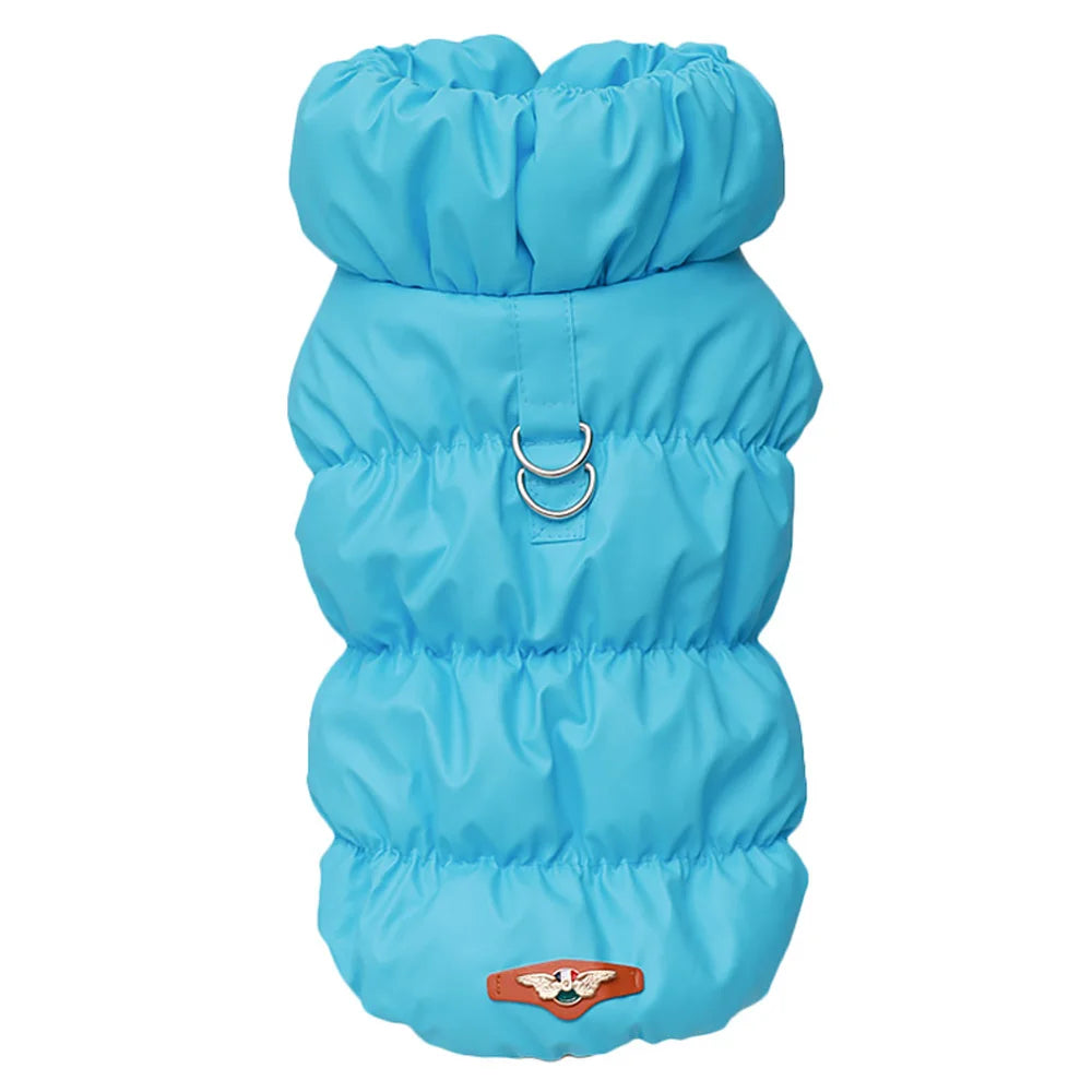 Elegant Puffer Pet Coat (Multiple Colors) - Maximum Warmth with Dual D-Ring