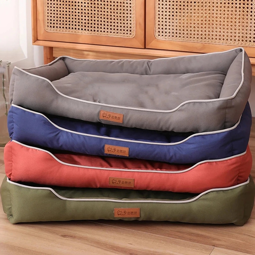 Waterproof Rectangular Dog Bed - Orthopedic Support and Easy to Clean