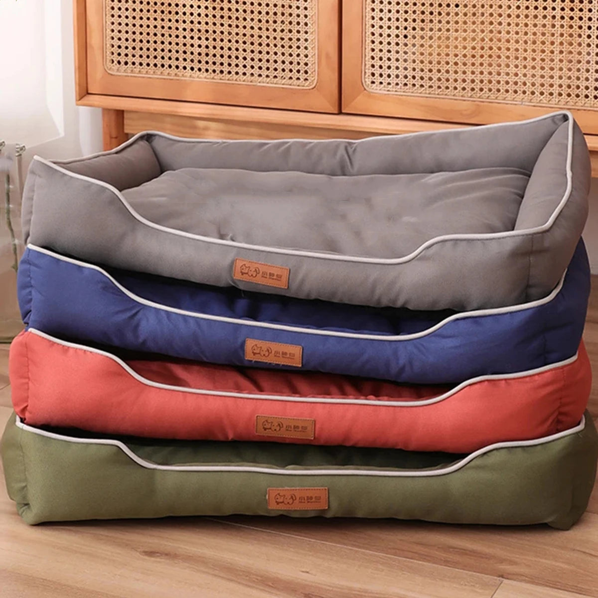 Waterproof Rectangular Dog Bed - Orthopedic Support and Easy to Clean