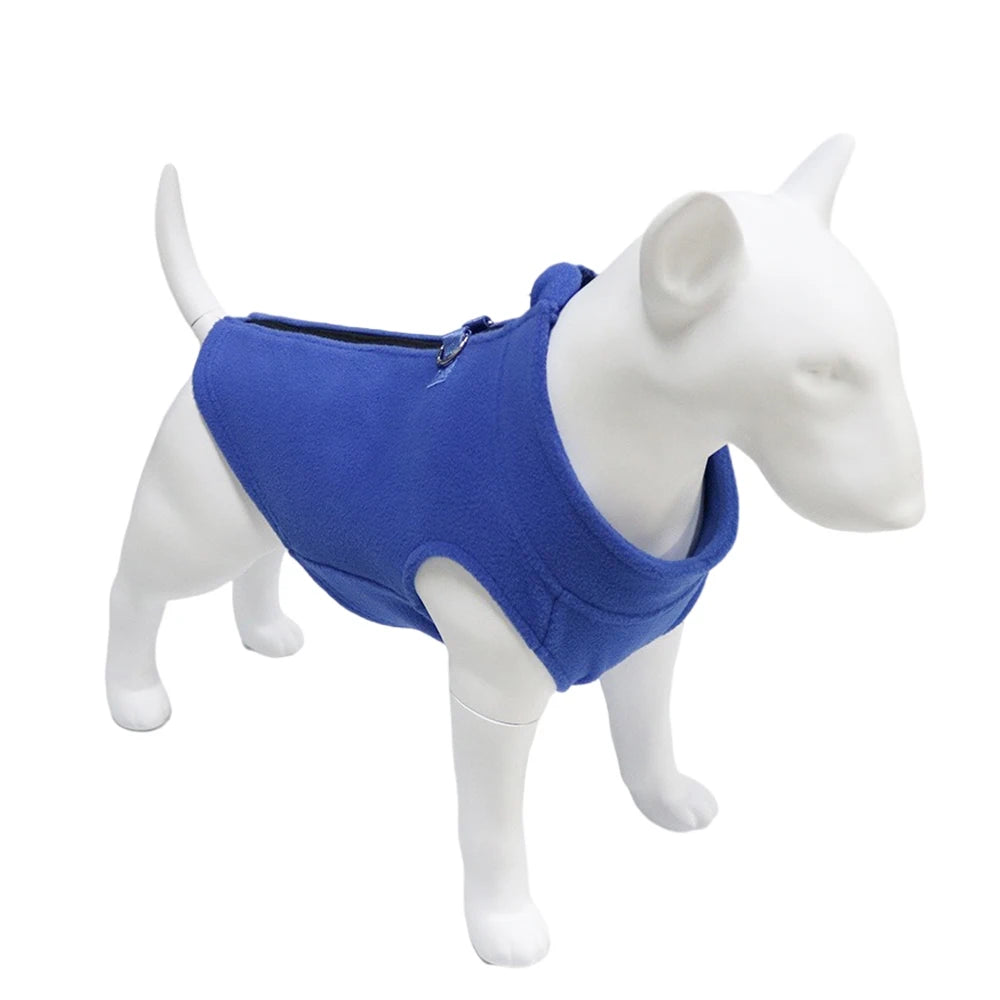 Super Soft Plush Pet Vest - Cozy Protection and High Collar