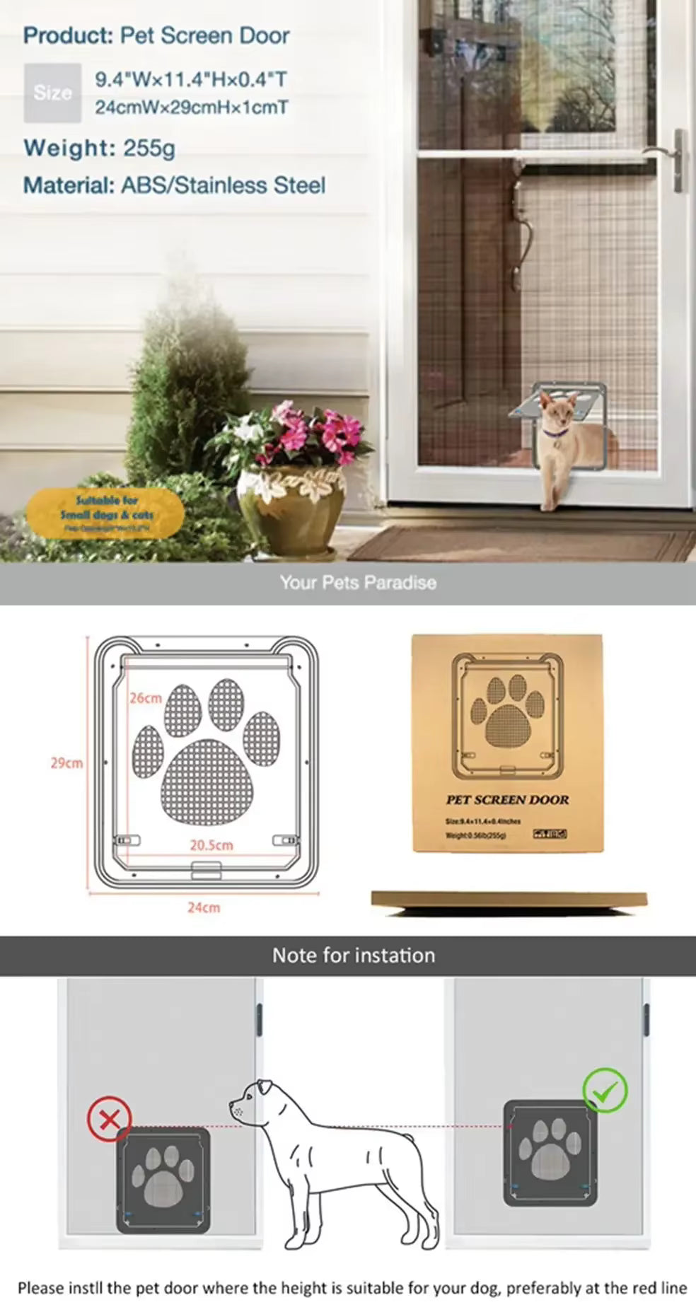 Flexible Pet Safety Gate (Dual-Opening) - Total Access Control