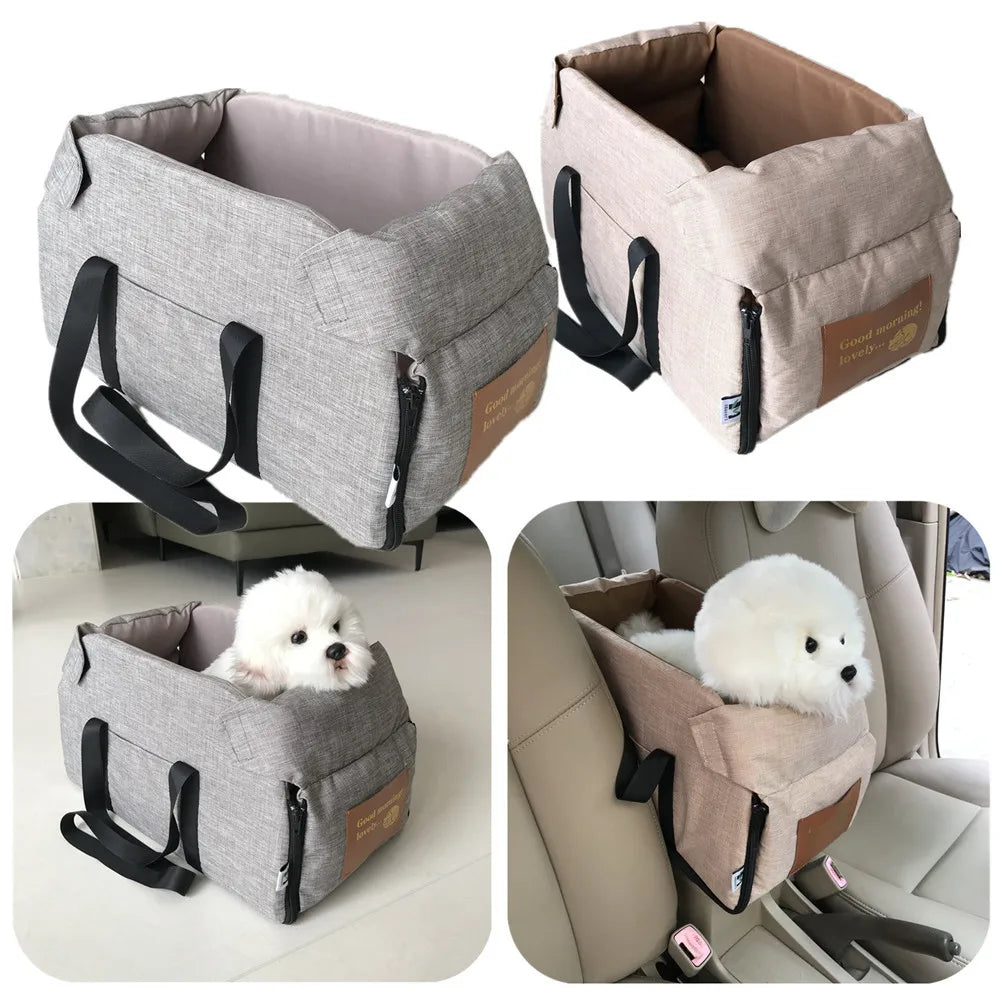 2-in-1 Cozy Convertible Pet Car Seat & Carrier