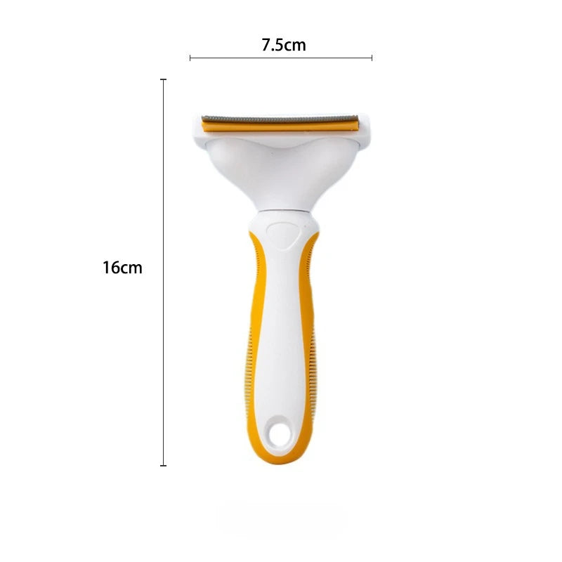 Precision Curved Arc Pet Deshedding Brush