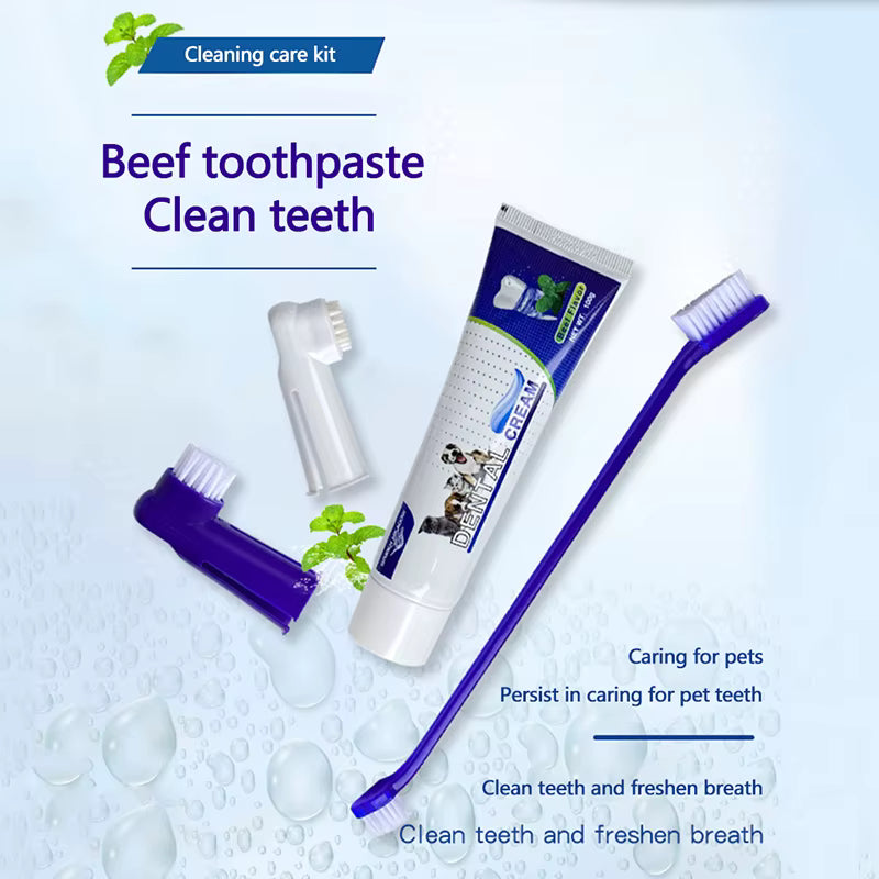 100% Care 4-in-1 Pet Dental Care Kit
