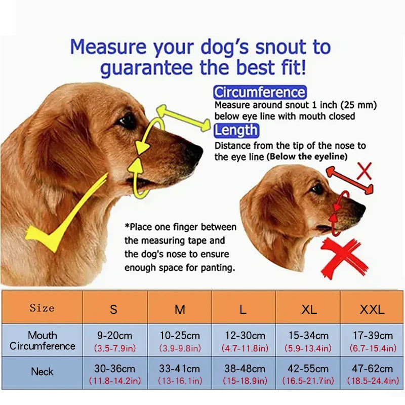 Adjustable Comfort Control Nylon Dog Muzzle
