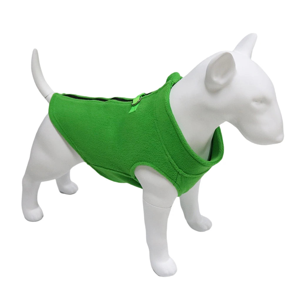 Super Soft Plush Pet Vest - Cozy Protection and High Collar