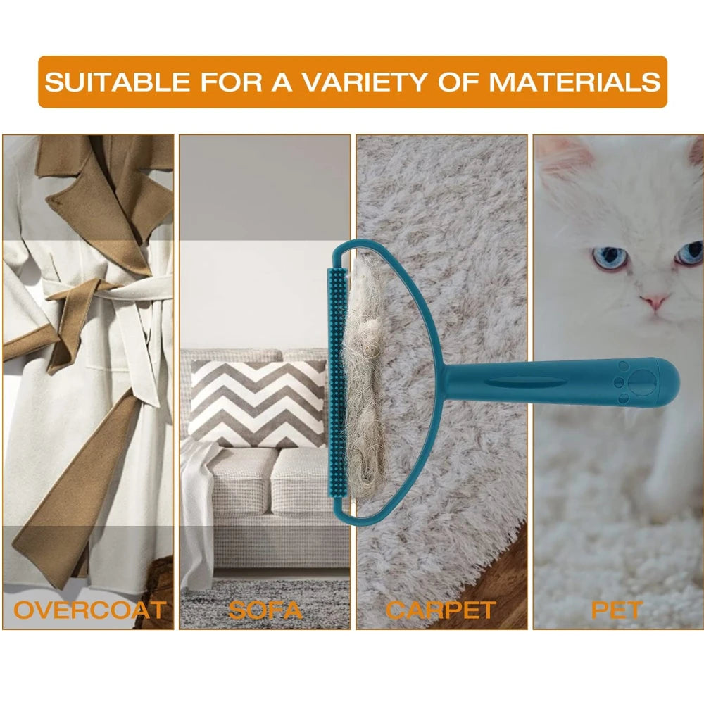 2-in-1 Dual-Action Lint & Pet Hair Remover