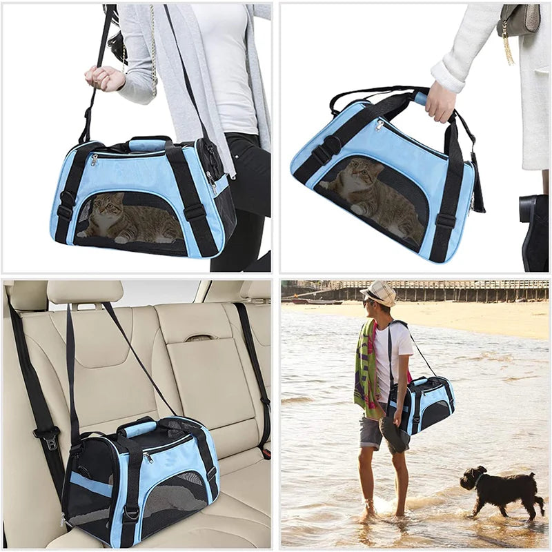 Multi-Mesh Comfort Pet Travel Tote