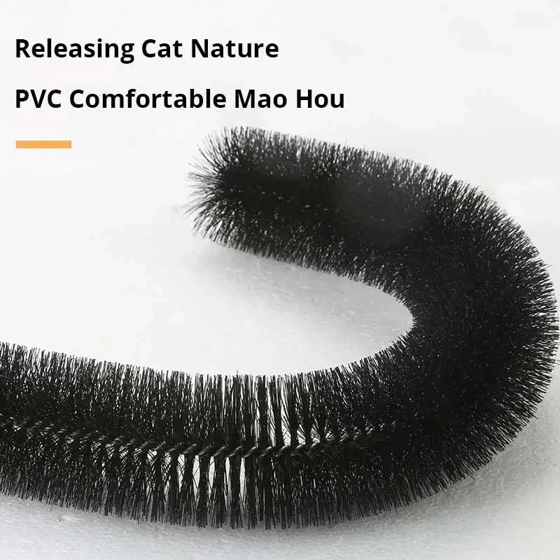 Cat Grooming and Massage Arch - 2-in-1 Toy with Scratching Base