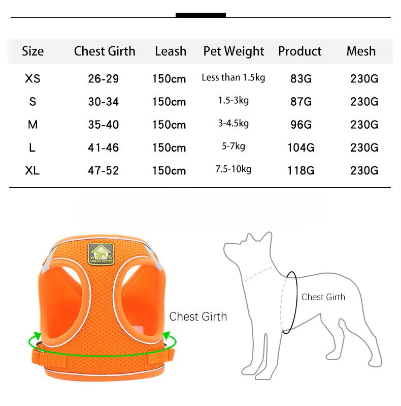 Multi-Safety Reflective Mesh Comfort Harness