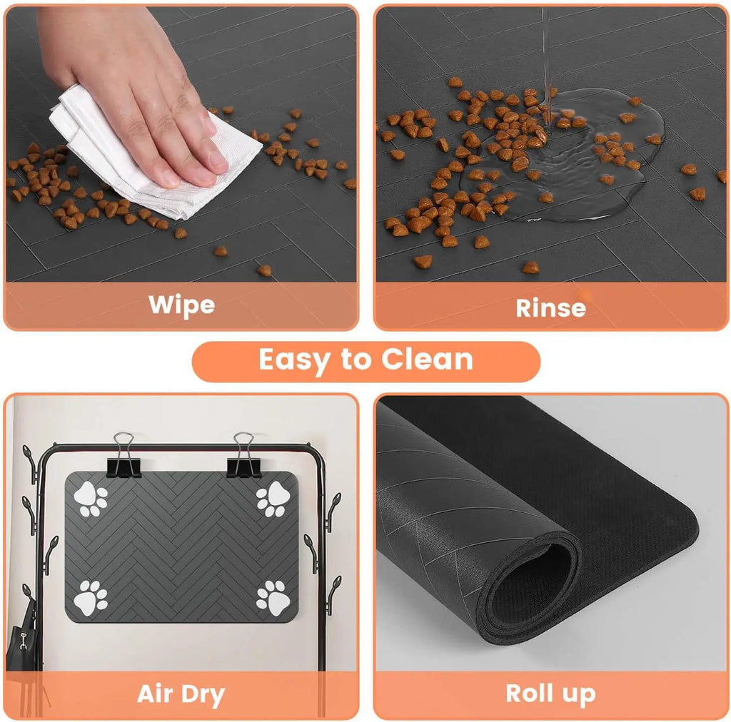 Leak-Proof Pet Feeding Guard Mat