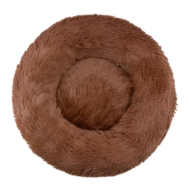 Fluffy Round Pet Bed (Machine Washable) - Maximum Comfort and Versatility