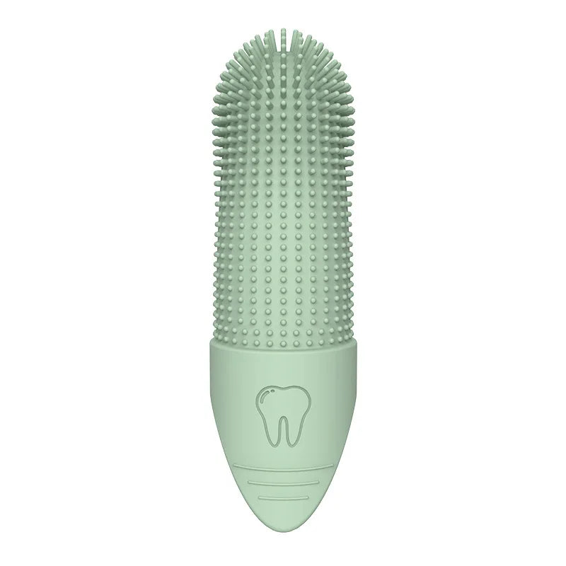 360° Deep-Clean Silicone Finger Toothbrush